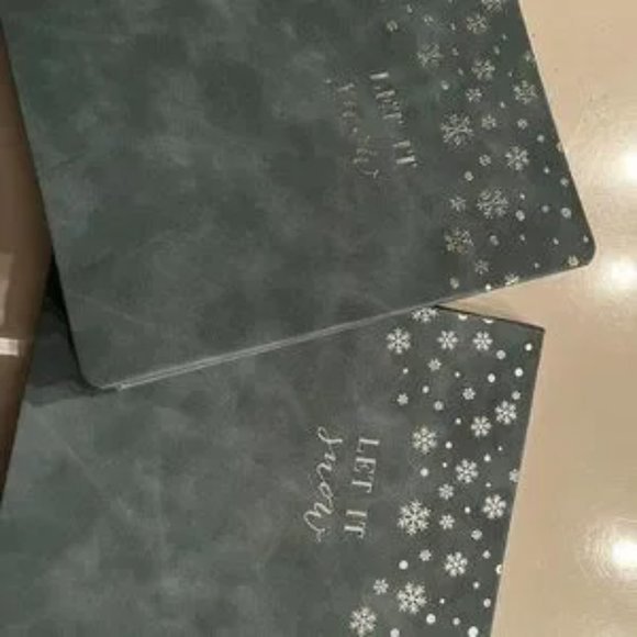 "Let It Snow"‎ Holiday Lined Notebooks, Set of 2 (New, 128 Pages Each) - Picture 3 of 15